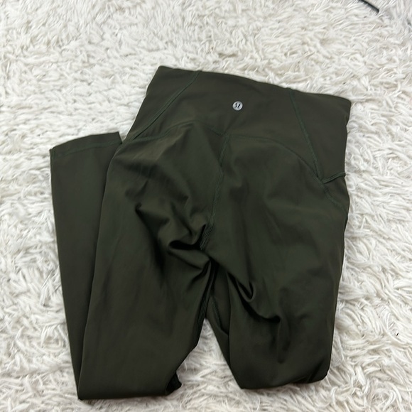 Lululemon Train Times 7/8 Pant *25" Dark Olive - Picture 5 of 5